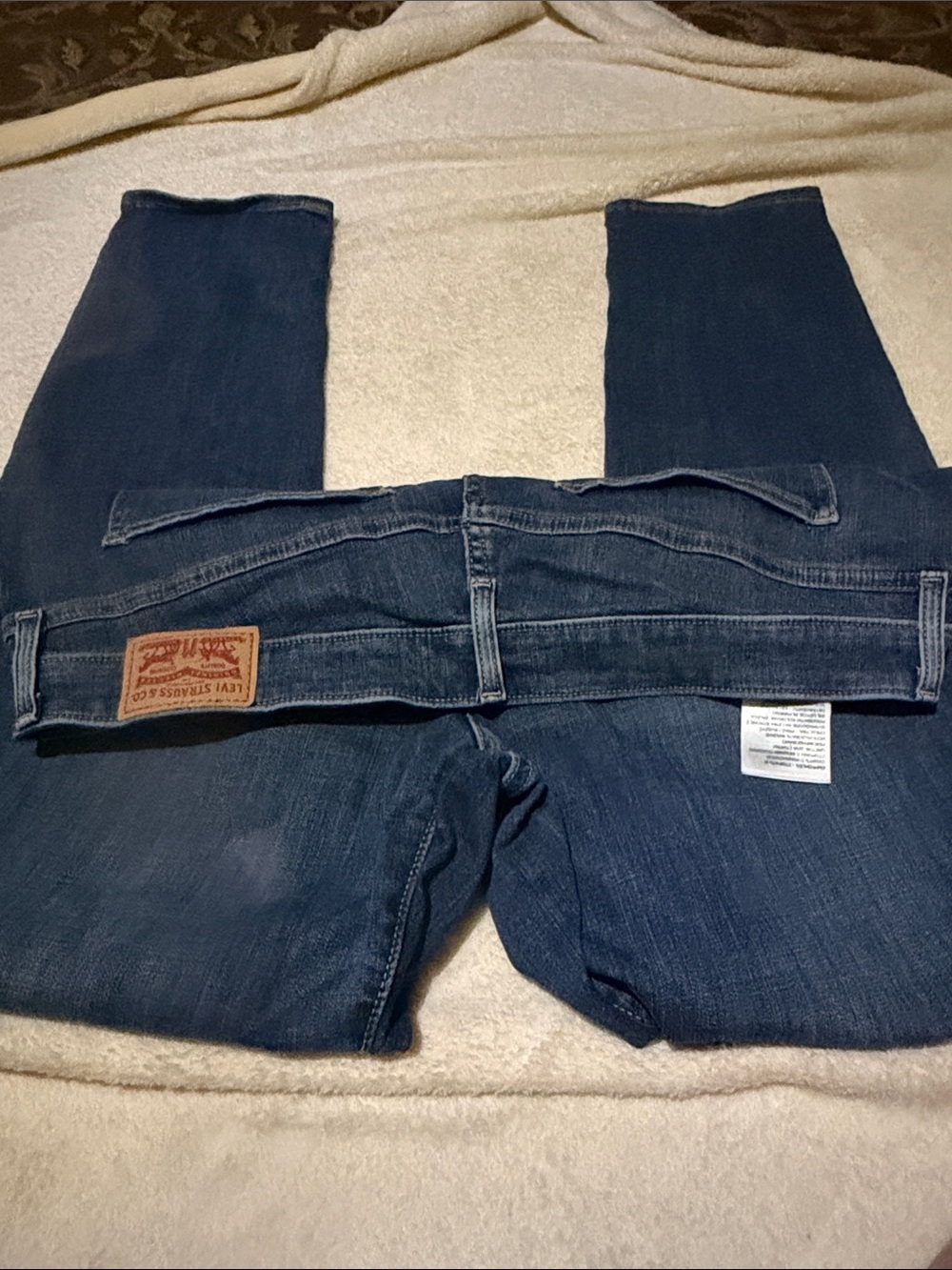 Levi Strauss and Co. 711  Skinny Jeans - Dark Blue Denim Size 20W